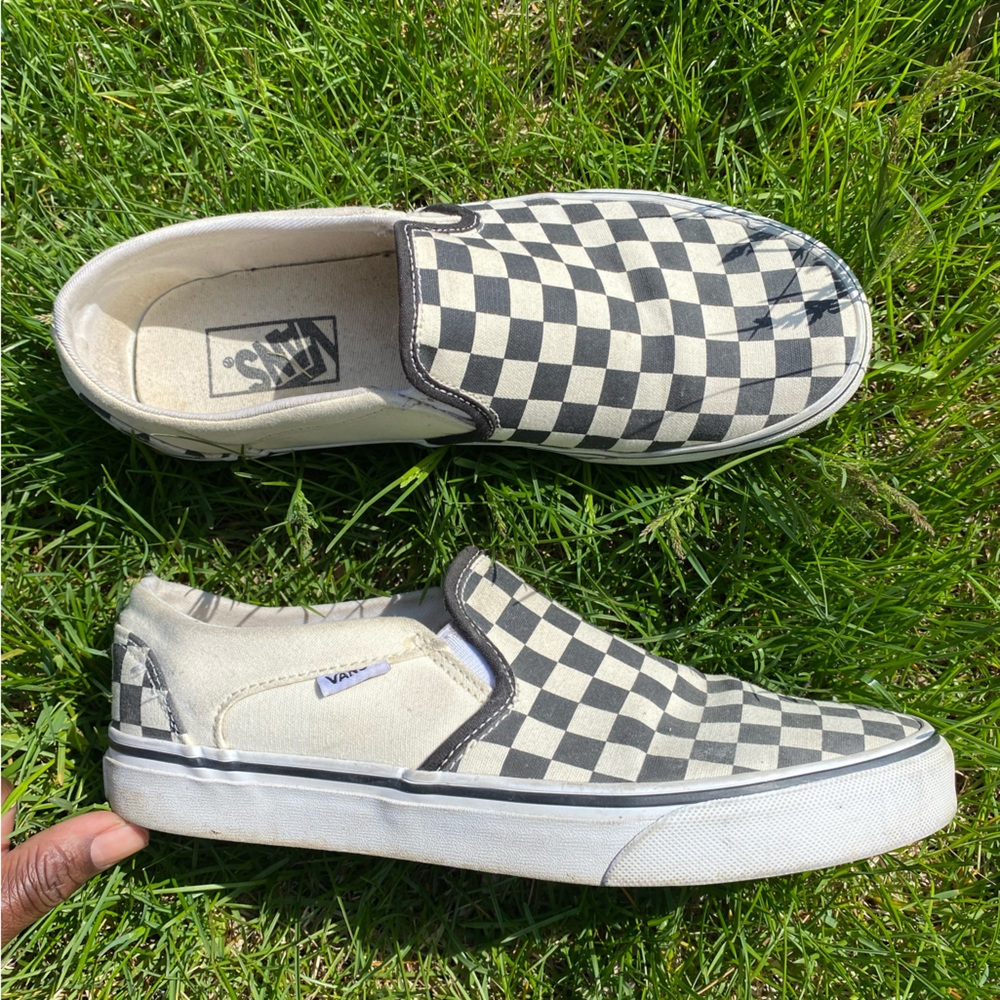 CHECKERED VANS | Size 9